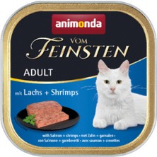 Animonda Vom Feinsten Somonlu ve Karidesli Yetişkin Kedi Konservesi 100GR