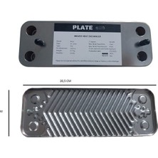 Universal PLAKALI EŞANJÖR BAYMAK FALKE-BAXİ-LAMBERT-NOVADENS 12 PLAKA (156MM)