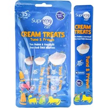 Ton Balıklı & Karidesli Sıvı Kedi Ödül Maması 4 x 14 gr