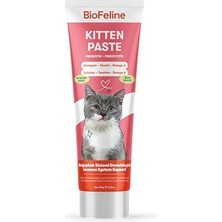 Biofeline Yavru Kedi Macun 100G ve Yavru ve Anne Kediler Için Bağışıklık Sistemi Destekleyici Macun