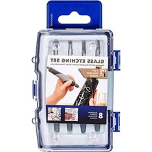 Calperia Cam Gravürleme Seti - 8 Parça Aksesuar ile Çok Amaçlı Kullanım