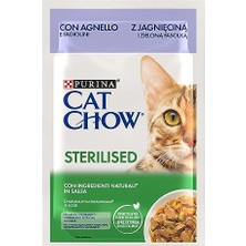 Kuzu Etli Kısırlaştırılmış Yaş Kedi Maması 85GR