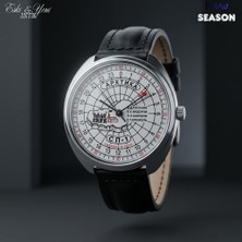 Eski Yeni Antik Raketa Big Zero 2609.HA Mekanik Saat – Minimal Antartika Karası Kadran