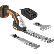 Calperia 20 Volt Li-Ion Şarjlı Avuç Içi Çim Kesme ve Çit Budama Aleti