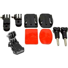 Mototork Tüm Aksiyon Kameralara Uyumlu Aksiyon Paketi (J Hook-Pivot-3m Bant-Vida)