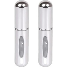 Calperia Taşınabilir Parfüm Şişesi Seti - 2'li, Cam Göstergeli