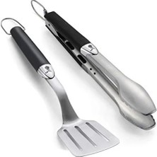 Calperia Şık Tasarımlı Mangal Masası ve Spatula Seti - Ikili