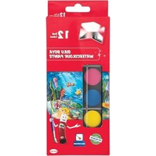 Calperia 12 Renkli Suluboya Seti - Eğitim ve Eğlence Için