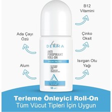 Hayderma Beyazlatıcı Etkili Roll-On Anti Perspirant 50 ml Tüm Vücut Tipleri İçin Terleme Önleyici