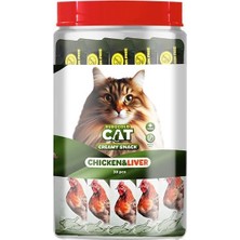 Cat Sıvı Kedi Ödülü Tavuk - Ciğer 30X15 gr