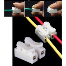 Calperia Mandallı Vidasız Kablo Klemens Seti - 2'li Paket