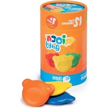 Calperia Renkli Ayı Şeklinde Boya Kalemi Seti - 12 Adet