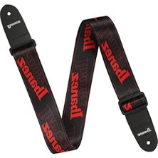 Calperia Esnek Tasarımlı Siyah ve Kırmızı Logolu Kayış