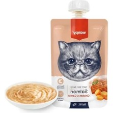 Calperia Somon ve Tavuklu Kedi Et Ezmesi 90 gr