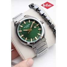 Lee Cooper Erkek Kol Saati 50 mt Suya Dayanıklı Çelik Kordon Bileklik Hediyeli VS.BLKT.0916