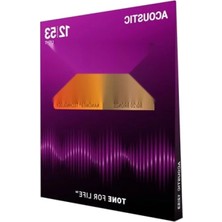 Calperia Kaliteli 11052 Nanoweb 80/20 Bronz Akustik Gitar Teli (12-53)