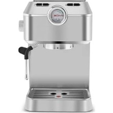 Calperia 20 Bar Basınçlı Espresso ve Kahve Makinesi, 1.5l Su Haznesi ile Latte ve Cappuccino Hazırlama