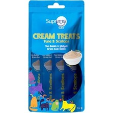 Sıvı Kedi Ödül Maması Ton Balıklı & Deniz Ürünlü 4X14 gr