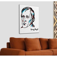 Şehzat Georg Wilhelm Friedrich Hegel Dekoratif Kanvas Tablo 1238