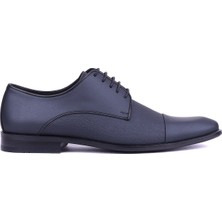 Shoetyle - Hakiki Deri Siyah Renk Erkek Klasik Ayakkabı - 900-2474