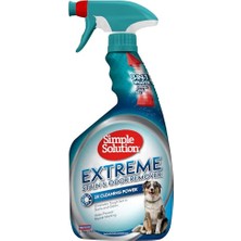 Simple Solution Köpekler Için Extreme 3 Kat Etkili Leke ve Koku Giderici Ev ve Araç Halı Döşeme Kumaş Için Ağır Leke ve Koku Kontrolü 945 ml