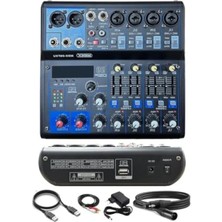 Calperia 6 Kanal Ses Mikseri - Dsp Efektli, Usb, Bluetooth