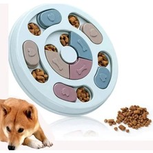 Calperia Yavaş Besleyici Köpek Gıda Dağıtıcı Oyuncak - Mavi