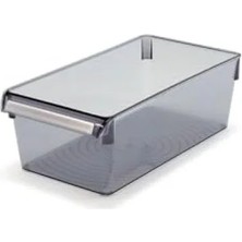 Calperia Düzenleyici Raf - Şeffaf Siyah, 290X150X100 mm