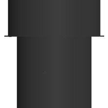 Baba's Stove BACA REDÜKSİYON / BOY: 15 CM, ÇAP: 10>13 CM / MAT SİYAH BOYALI