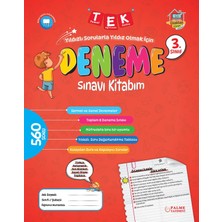 Palme Yayınevi Hazırlık 3. Sınıf Tek Deneme Sınavı Kitabım