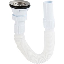 CTR Ticaret Profesyonel Körüklü Lavabo Sifonu - Esnek ve Uzatılabilir Tasarım - Standart Montaj Uyumlu