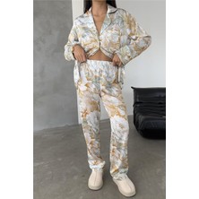 Coccolarsi Eleganza Sogno Saten Uzun Pijama Takımı CCR39