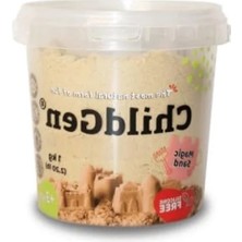 Calperia Doğal Kinetik Kum, 1 Kg, Yaratıcı Aktiviteler Için