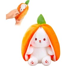 Calperia Tavşan Peluş Yastık - Doldurulabilir Çanta ile