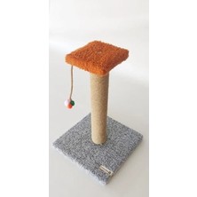 Calperia Tek Katlı Gri Kedi Tırmalama Tahtası