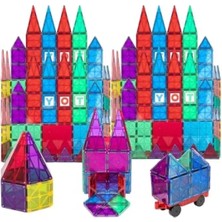 Calperia 56 Parça Renkli Manyetik Blok Seti - Stem Eğitici Oyuncak