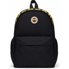 Fenerbahçe Lisanslı Su Itici Kumaşlı Sırt Çantası - Laptop Bölmeli & Kabartma Logolu Okul Çantası