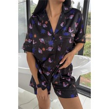 Coccolarsi Colori Del Mondo Saten Kısa Pijama Takımı CDM2257