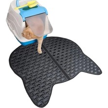 Calperia Elekli Kedi Kumu Paspası, Yıkanabilir, 70X75 cm