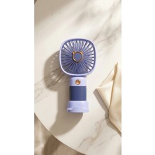 Porlisma Mini El Fanı Morr Kompakt Tasarımlı, USB Şarjlı Güçlü Taşınabilir Vantilatör FAN-PL111