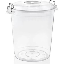 General Bakliyat Kovası Şeffaf Kova 70LT Kulplu Kapaklı ROYALEKS-ASD174