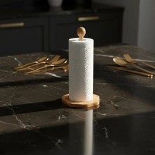 Calperia Papatya Model Doğal Ahşap Kağıt Havluluk