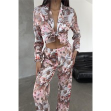Coccolarsi Eleganza Sogno Saten Uzun Pijama Takımı CCR32