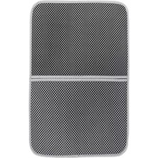 Calperia Elekli Kedi Tuvalet Önü Paspası, Katlanabilir, 82 x 60 Cm, Gri