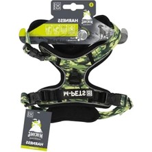 Calperia Güvenli ve Rahat Kullanım Için Reflektörlü Sırt Tasması - Kamuflaj (S)