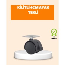 General 4 cm Kilit Mekanizmalı Mobilya Ayağı Tekli