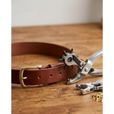 General Kemer Delme Aparatı 2li Set Deri Kemer Çanta Ayakkabı Delme Pensesi