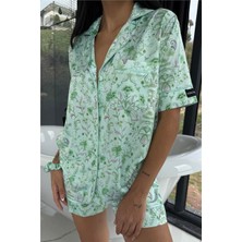 Coccolarsi Colori Del Mondo Saten Kısa Pijama Takımı CDM2379