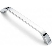 Calperia Krom Metal Mutfak Dolap Kulpu - Modern Tasarım, 96 mm Uzunluk