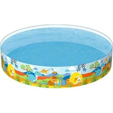 Calperia Eğlenceli Dino Kürek Havuzu, 244 x 46 cm